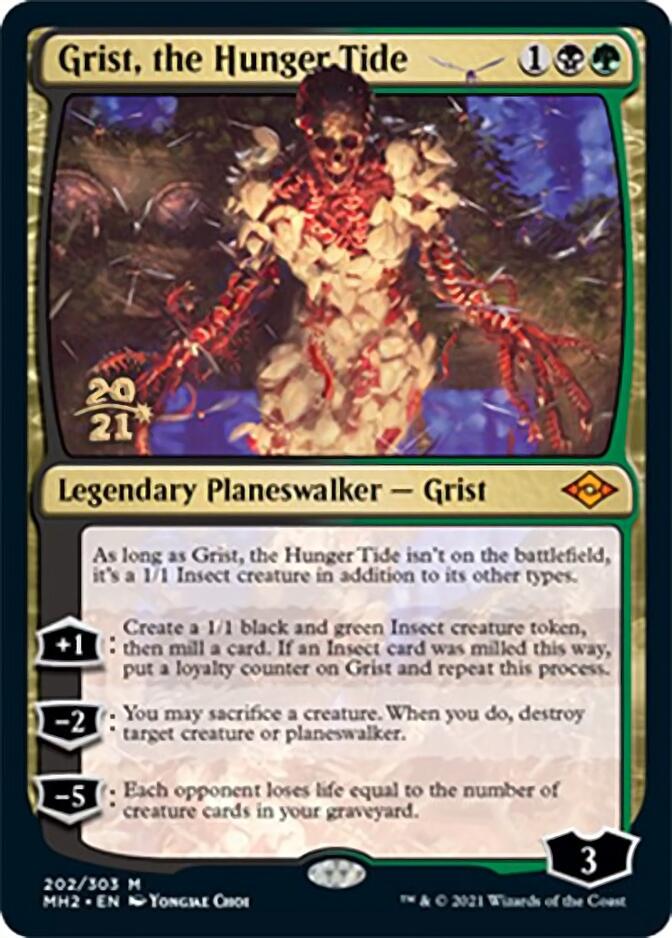 Grist, the Hunger Tide [Modern Horizons 2 Prerelease Promos] | Event Horizon Hobbies CA