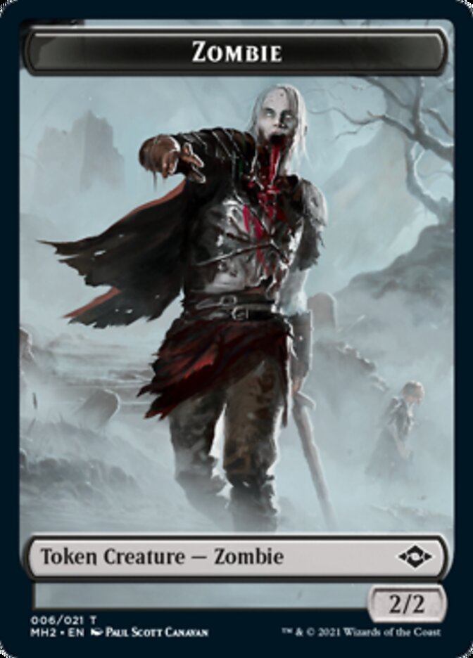 Zombie Token [Modern Horizons 2 Tokens] | Event Horizon Hobbies CA