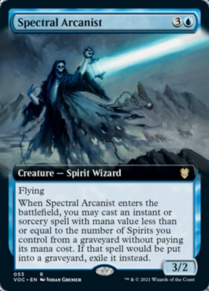 Spectral Arcanist (Extended) [Innistrad: Crimson Vow Commander] | Event Horizon Hobbies CA