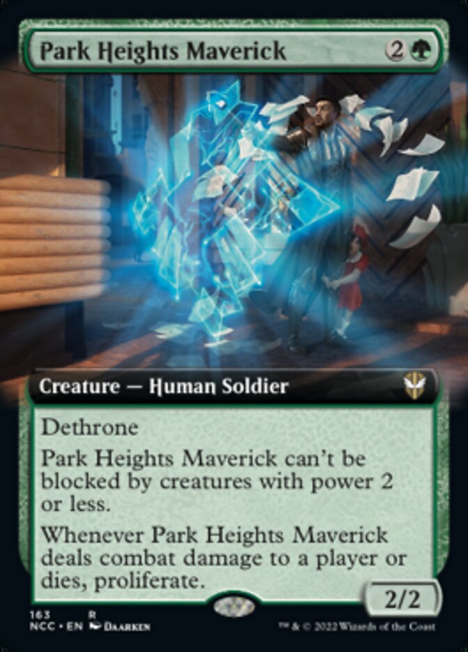 Park Heights Maverick (Extended Art) [Streets of New Capenna Commander] | Event Horizon Hobbies CA