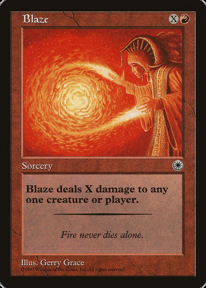 Blaze (With Flavor Text) [Portal] | Event Horizon Hobbies CA