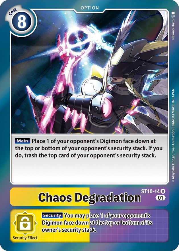 Chaos Degradation [ST10-14] [Starter Deck: Parallel World Tactician] | Event Horizon Hobbies CA