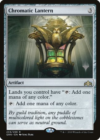 Chromatic Lantern [Guilds of Ravnica Promos]