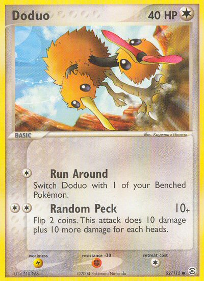 Doduo (62/112) [EX: FireRed & LeafGreen] | Event Horizon Hobbies CA