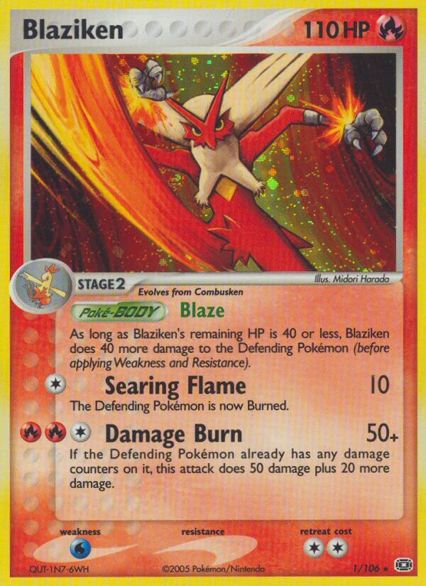 Blaziken (1/106) (Theme Deck Exclusive) [EX: Emerald] | Event Horizon Hobbies CA