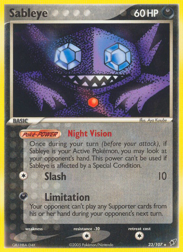 Sableye (23/107) [EX: Deoxys] | Event Horizon Hobbies CA