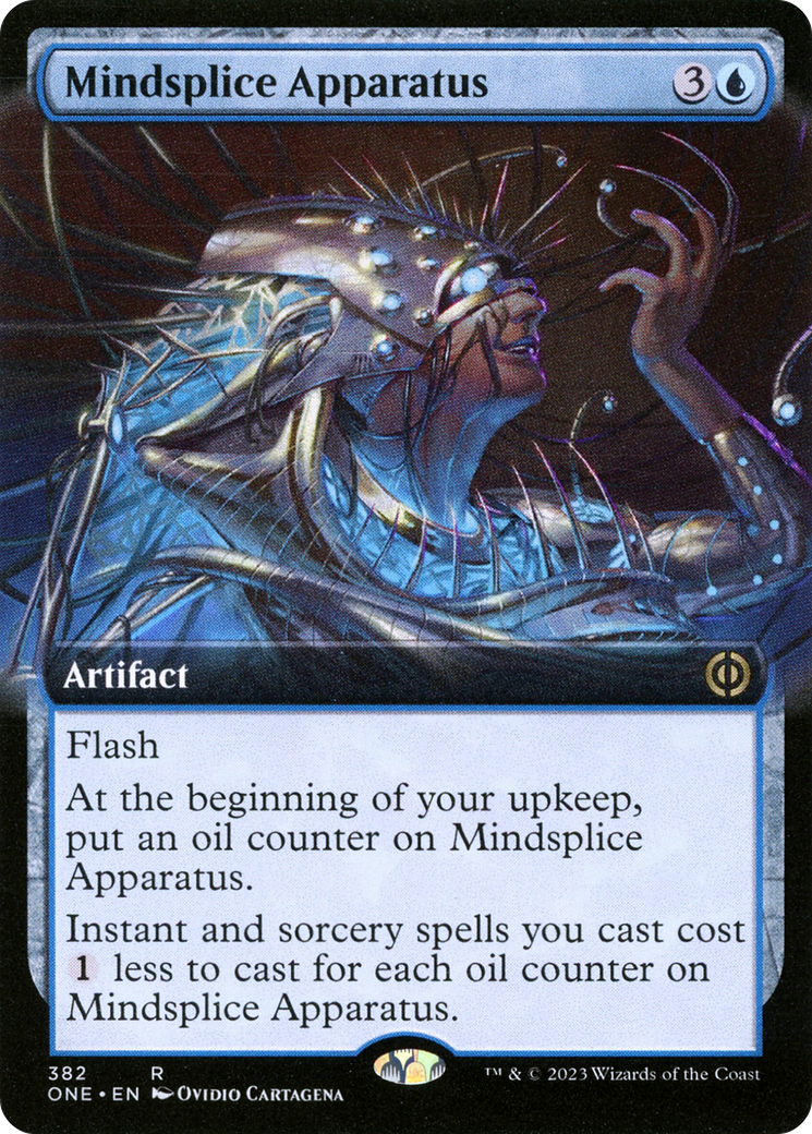 Mindsplice Apparatus (Extended Art) [Phyrexia: All Will Be One] | Event Horizon Hobbies CA