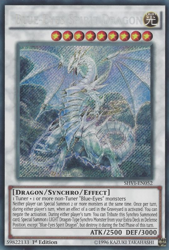 Blue-Eyes Spirit Dragon [SHVI-EN052] Secret Rare | Event Horizon Hobbies CA