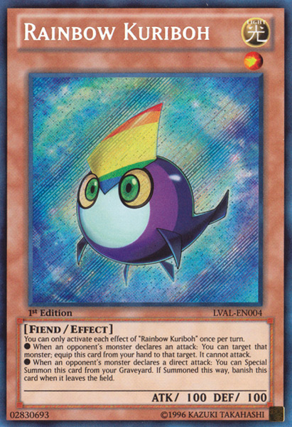 Rainbow Kuriboh [LVAL-EN004] Secret Rare | Event Horizon Hobbies CA