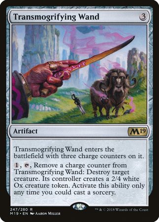 Transmogrifying Wand [Core Set 2019] | Event Horizon Hobbies CA