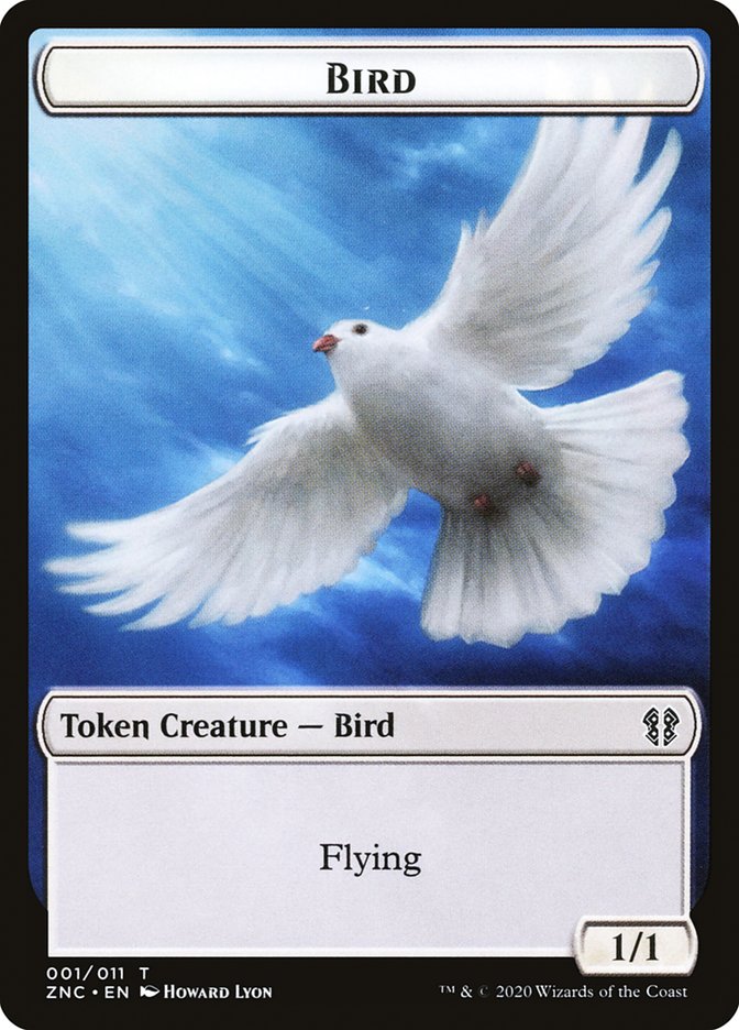 Bird // Kor Ally Double-sided Token [Zendikar Rising Commander Tokens] | Event Horizon Hobbies CA