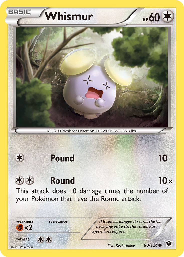 Whismur (80/124) [XY: Fates Collide] | Event Horizon Hobbies CA