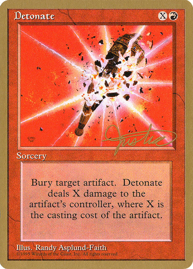 Detonate (Mark Justice) [Pro Tour Collector Set] | Event Horizon Hobbies CA