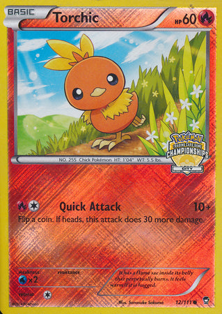 Torchic (12/111) (City Championship Promo) [XY: Furious Fists] | Event Horizon Hobbies CA