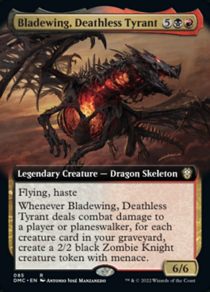 Bladewing, Deathless Tyrant (Extended Art) [Dominaria United Commander] | Event Horizon Hobbies CA