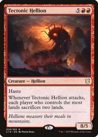 Tectonic Hellion [Commander 2019] | Event Horizon Hobbies CA