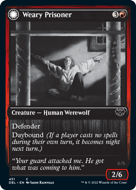 Weary Prisoner // Wrathful Jailbreaker [Innistrad: Double Feature] | Event Horizon Hobbies CA