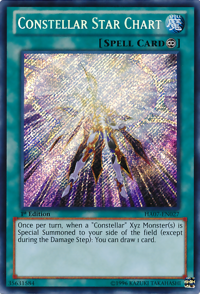 Constellar Star Chart [HA07-EN027] Secret Rare | Event Horizon Hobbies CA