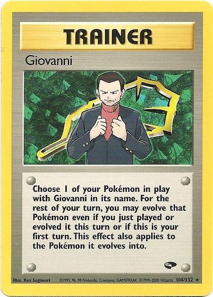 Giovanni (104/132) [Gym Challenge Unlimited] | Event Horizon Hobbies CA