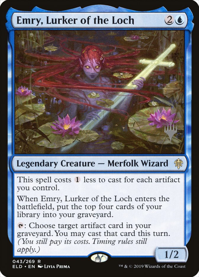 Emry, Lurker of the Loch (Promo Pack) [Throne of Eldraine Promos] | Event Horizon Hobbies CA