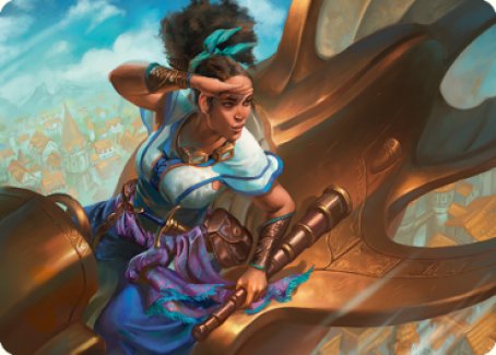 Talas Lookout Art Card [Dominaria United Art Series] | Event Horizon Hobbies CA