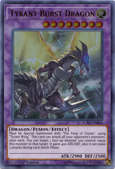 Tyrant Burst Dragon [LCKC-EN063] Ultra Rare | Event Horizon Hobbies CA