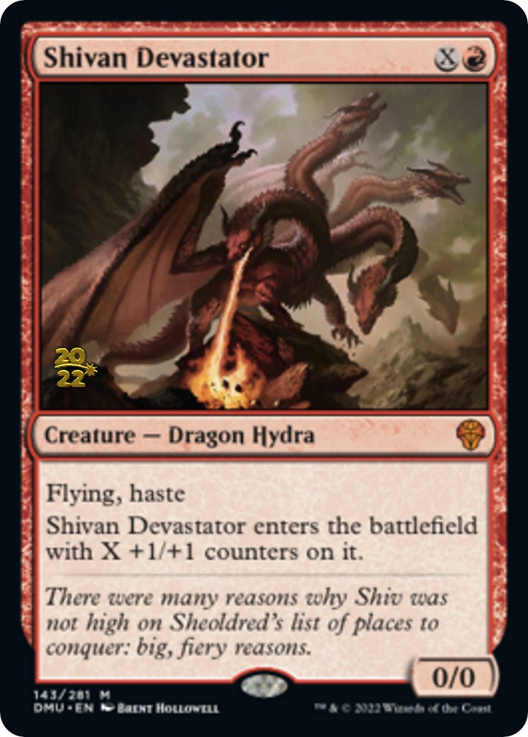 Shivan Devastator [Dominaria United Prerelease Promos] | Event Horizon Hobbies CA