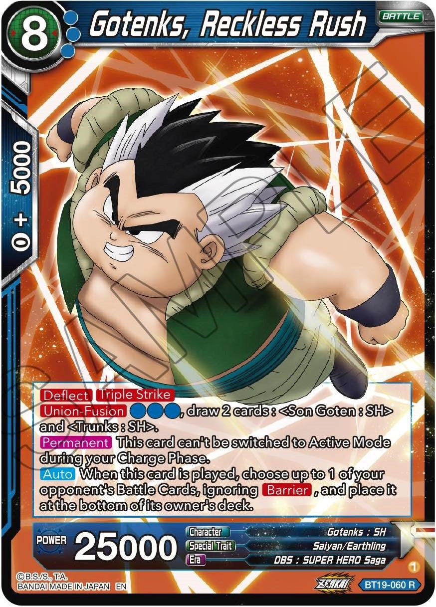 Gotenks, Reckless Rush (BT19-060) [Fighter's Ambition] | Event Horizon Hobbies CA