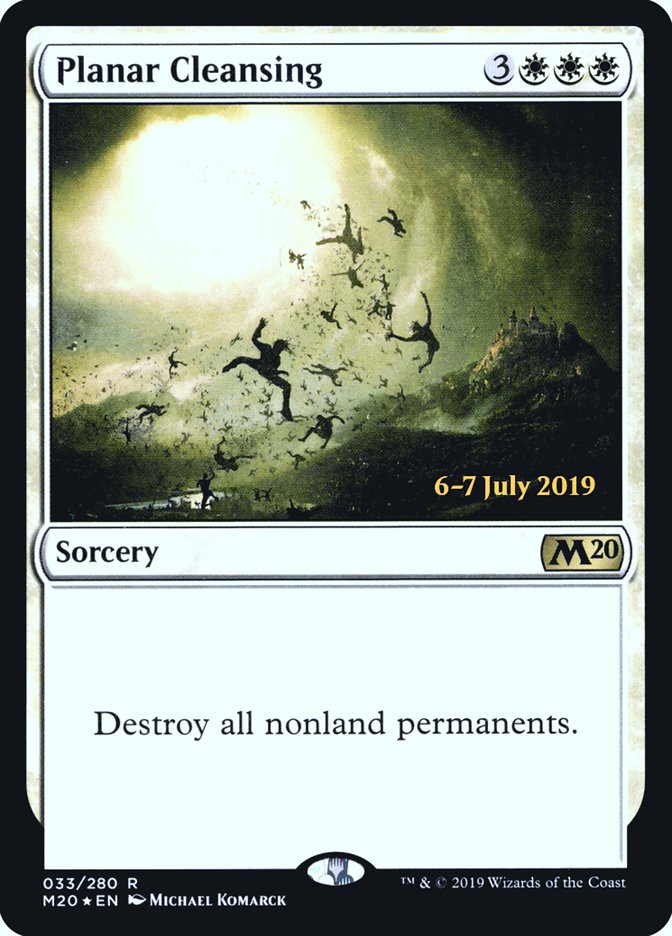 Planar Cleansing  [Core Set 2020 Prerelease Promos] | Event Horizon Hobbies CA