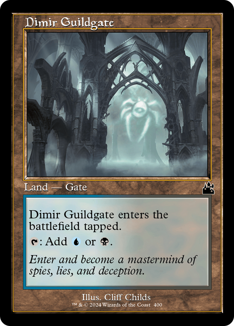 Dimir Guildgate (Retro Frame) [Ravnica Remastered] | Event Horizon Hobbies CA