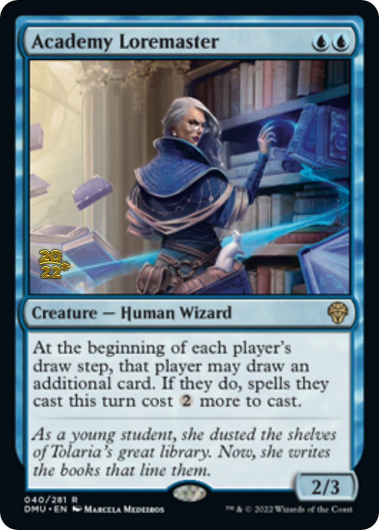 Academy Loremaster [Dominaria United Prerelease Promos] | Event Horizon Hobbies CA