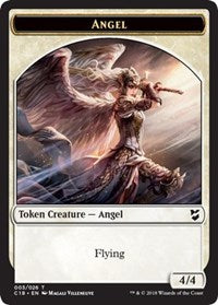 Angel // Soldier Double-sided Token [Commander 2018 Tokens] | Event Horizon Hobbies CA