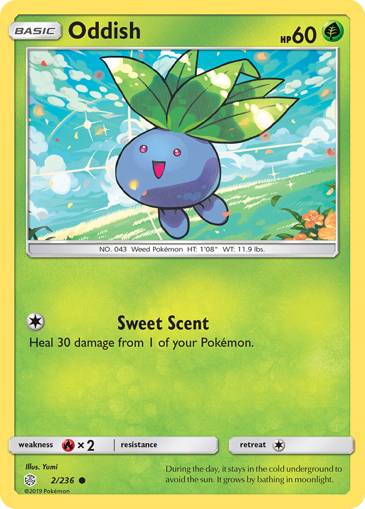 Oddish (2/236) [Sun & Moon: Cosmic Eclipse] | Event Horizon Hobbies CA