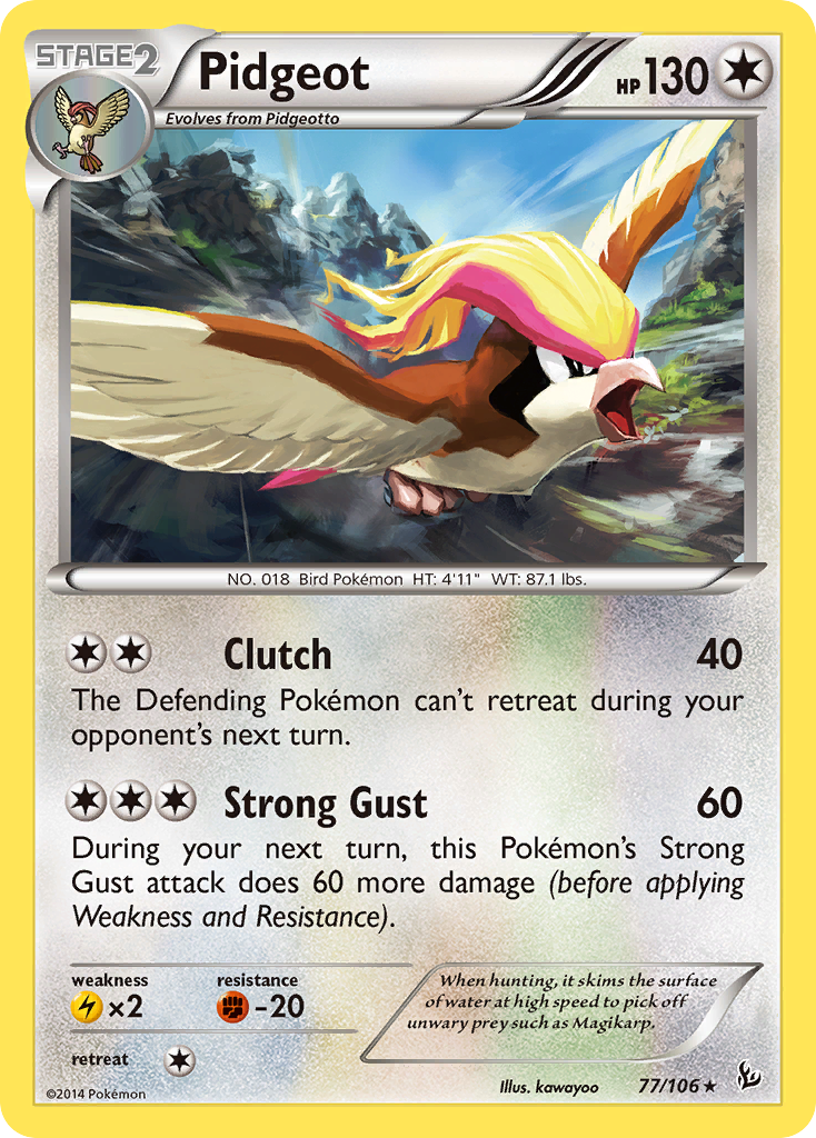 Pidgeot (77/106) [XY: Flashfire] | Event Horizon Hobbies CA