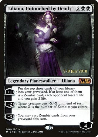 Liliana, Untouched by Death [Core Set 2019 Promos]