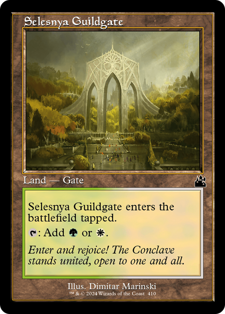 Selesnya Guildgate (Retro Frame) [Ravnica Remastered] | Event Horizon Hobbies CA