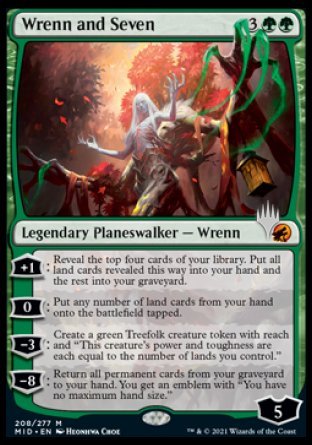 Wrenn and Seven (Promo Pack) [Innistrad: Midnight Hunt Promos] | Event Horizon Hobbies CA