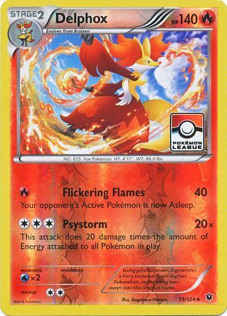 Delphox (13/124) (League Promo) [XY: Fates Collide] | Event Horizon Hobbies CA