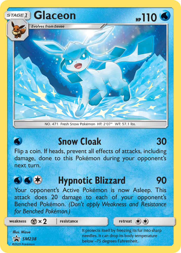 Glaceon (SM238) [Sun & Moon: Black Star Promos] | Event Horizon Hobbies CA