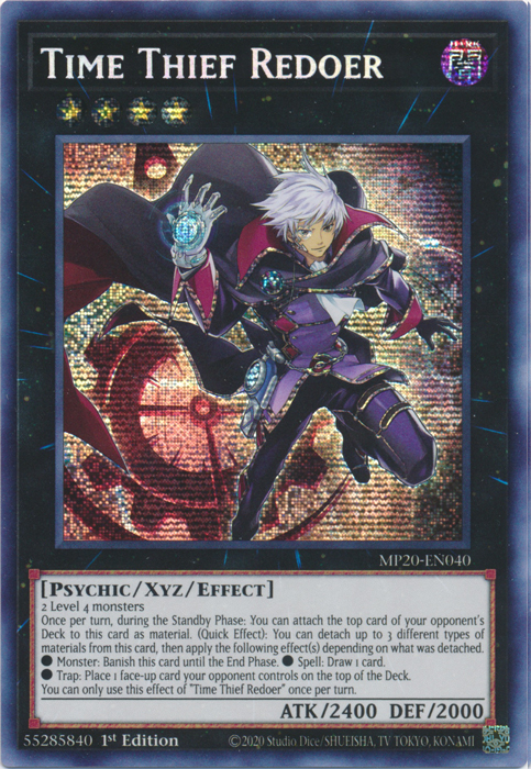 Time Thief Redoer [MP20-EN040] Prismatic Secret Rare | Event Horizon Hobbies CA