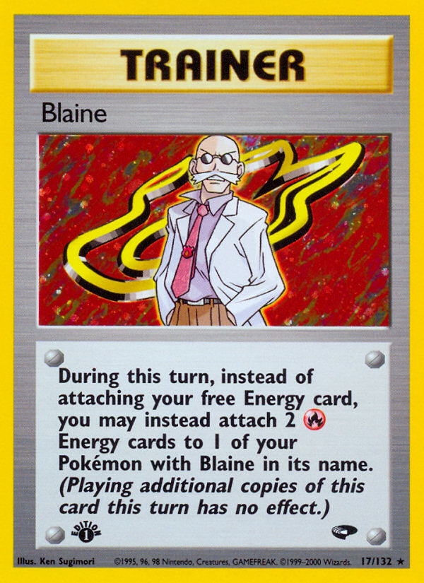 Blaine (17/132) [Gym Challenge 1st Edition] | Event Horizon Hobbies CA