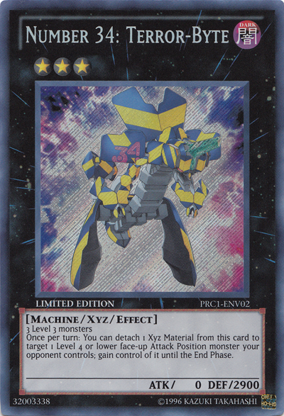 Number 34: Terror-Byte [PRC1-ENV02] Secret Rare | Event Horizon Hobbies CA