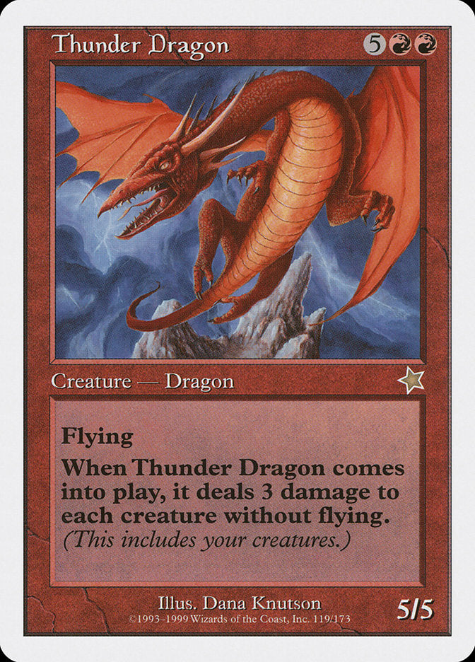 Thunder Dragon [Starter 1999] | Event Horizon Hobbies CA