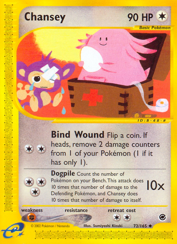 Chansey (72/165) [Expedition: Base Set] | Event Horizon Hobbies CA