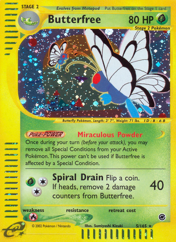 Butterfree (5/165) [Expedition: Base Set] | Event Horizon Hobbies CA