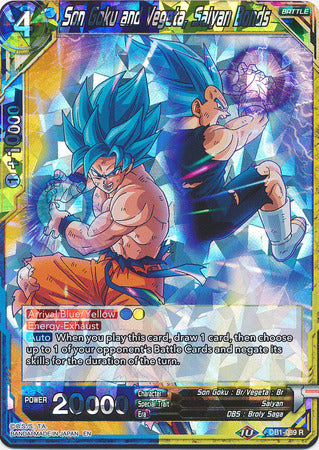 Son Goku and Vegeta, Saiyan Bonds (DB1-089) [Dragon Brawl] | Event Horizon Hobbies CA