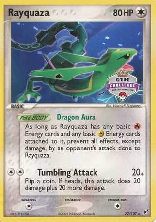 Rayquaza (22/107) (Gym Challenge Promo) [EX: Deoxys] | Event Horizon Hobbies CA