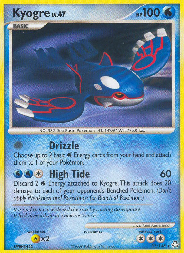 Kyogre (32/146) [Diamond & Pearl: Legends Awakened] | Event Horizon Hobbies CA