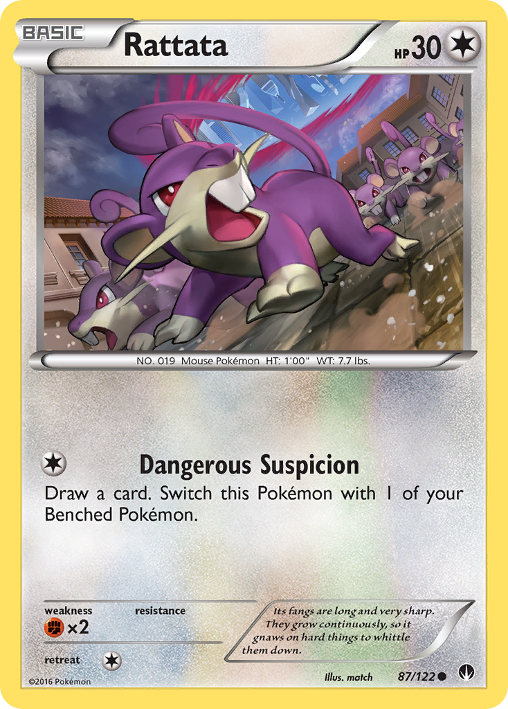 Rattata (87/122) [XY: BREAKpoint] | Event Horizon Hobbies CA