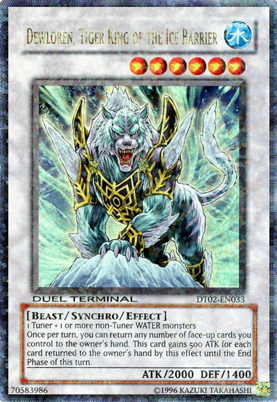 Dewloren, Tiger King of the Ice Barrier [DT02-EN033] Ultra Rare | Event Horizon Hobbies CA